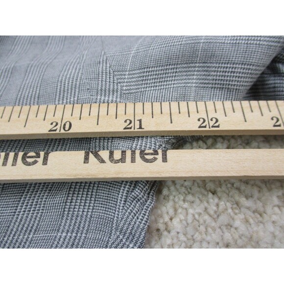 Eton Shirt Adult Medium Slim 39 15 1/2 Gray Plaid Long Sleeve Button Up Mens - Picture 8 of 11